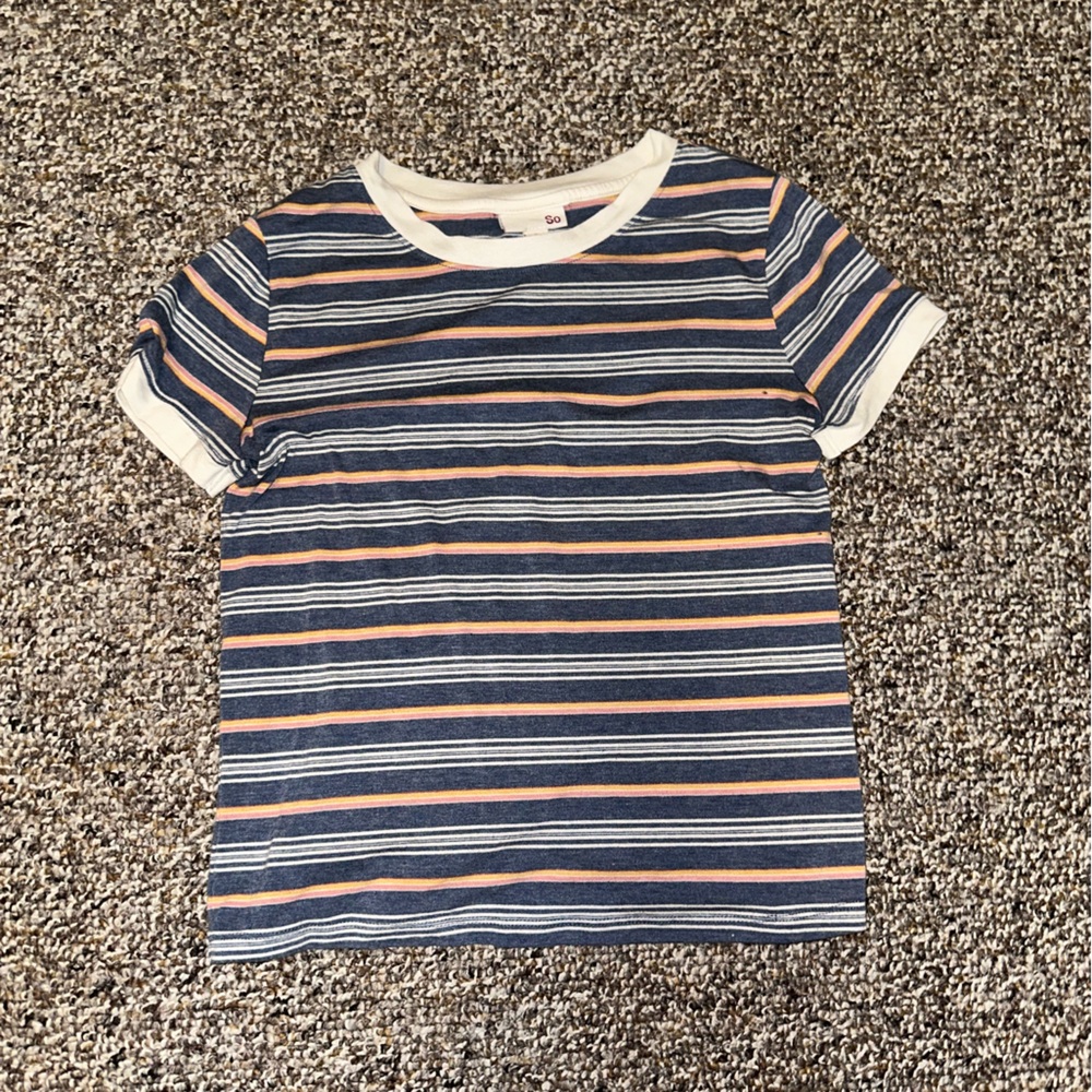 Striped SO tee shirt